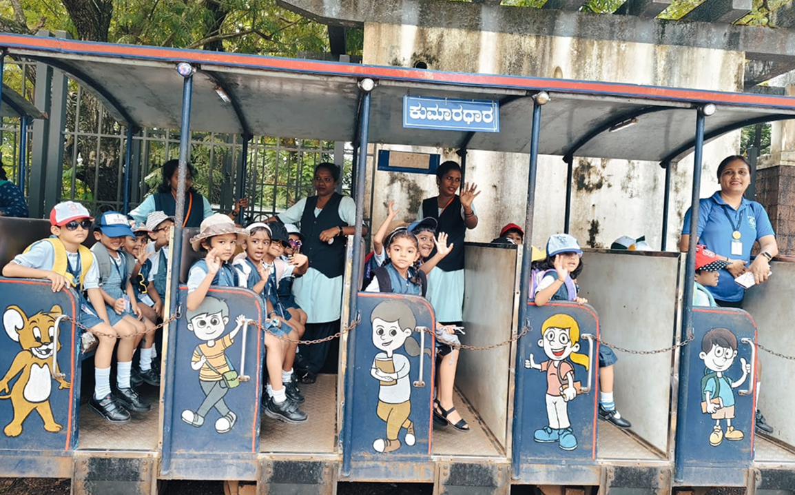 Our little Montessori stars had a joyful day at Kadri Park